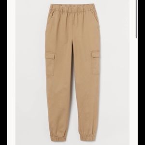 H&M Twill Cargo Pants light beige